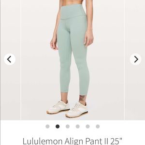 Lululemon align pant II 25”